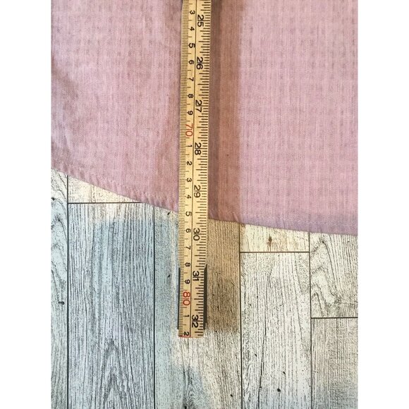 Marc Anthony Cotton Slim Fit Shirt‎ Button Front Long Sleeve Pink Mens 2XL - Picture 9 of 10